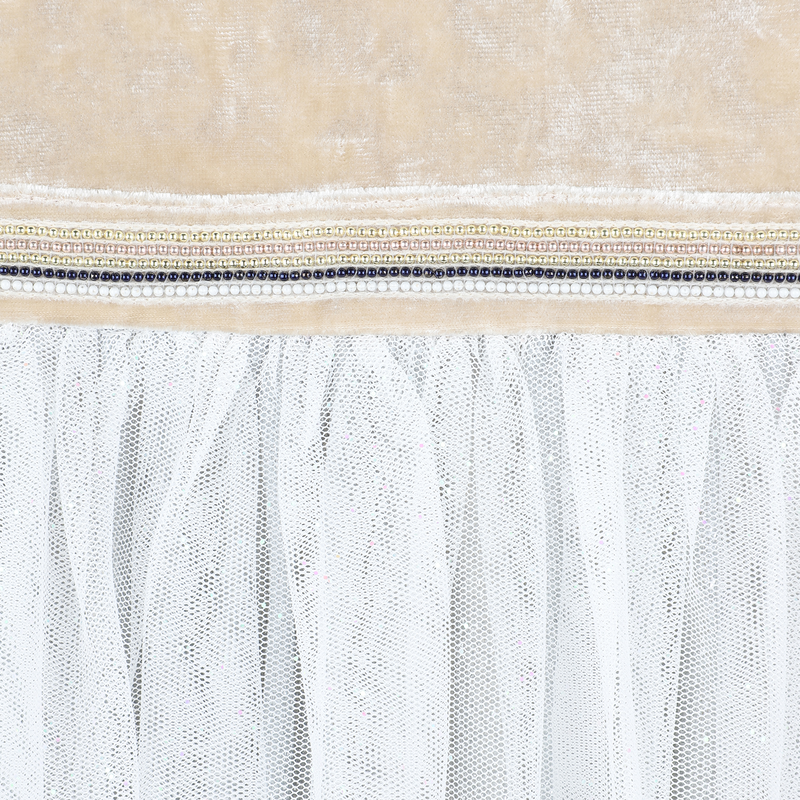 Vestido bimaterial BILLIEBLUSH 
                        NI&Ntilde;A