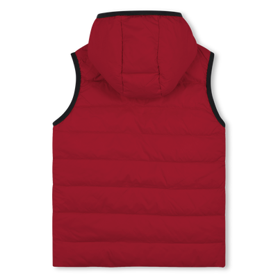 Chaqueta acolchada con capucha efecto flenn BOSS NIÑO