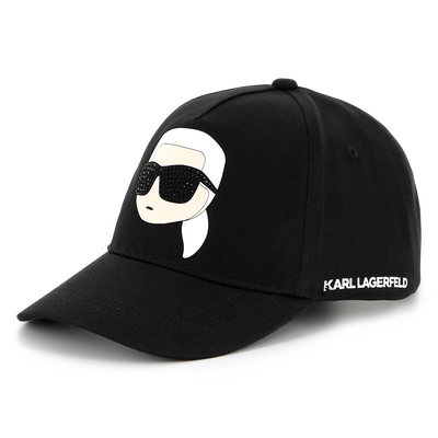 Gorra ajustable de algod&oacute;n KARL LAGERFELD KIDS NI&Ntilde;A