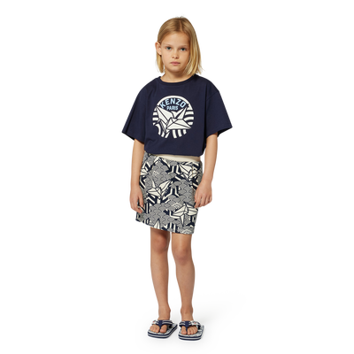 Falda de mulet&oacute;n KENZO KIDS NI&Ntilde;A