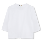 Camiseta de algod&oacute;n con logo BOSS 
                    NI&Ntilde;O