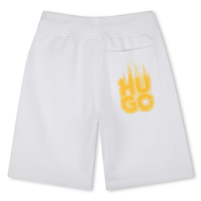 Bermudas de ch&aacute;ndal de mulet&oacute;n HUGO 
                        NI&Ntilde;O