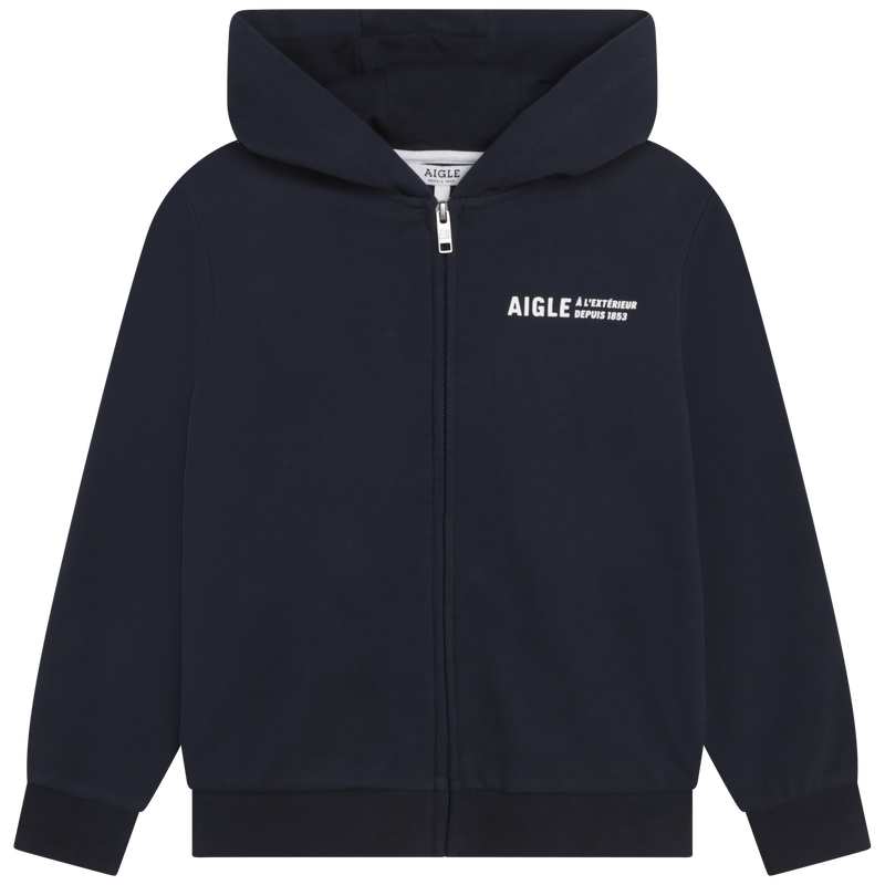 Sudadera cremallera y capucha