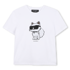 Camiseta de manga corta KARL LAGERFELD KIDS 
                    NI&Ntilde;A