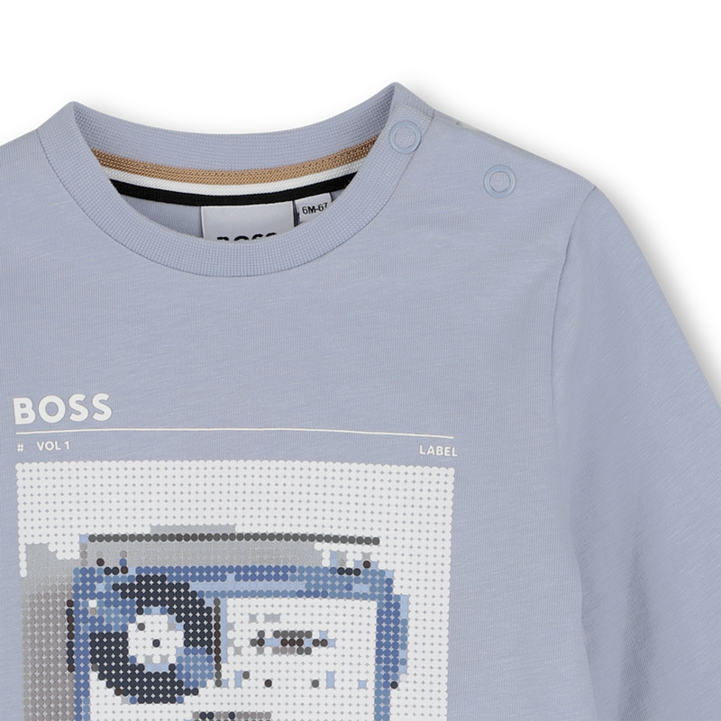 Camiseta de manga larga BOSS 
                        NI&Ntilde;O