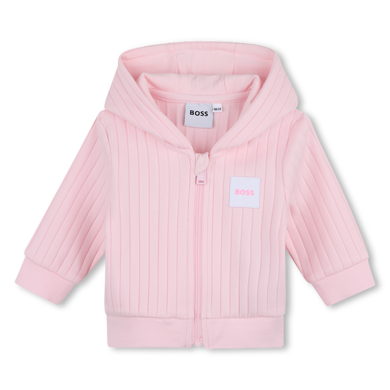 CONJUNTO DE C&Aacute;RDIGAN + PANTAL&Oacute;N + CAMISETA BOSS 
                        NI&Ntilde;A