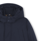 Parka larga con capucha BOSS 
                    NI&Ntilde;O
