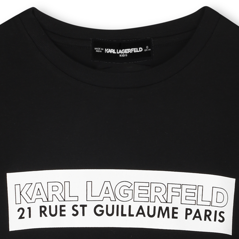 Camiseta de manga corta KARL LARGERFELD KIDS 
                        NI&Ntilde;O