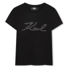Camiseta de manga corta KARL LAGERFELD KIDS 
                    NI&Ntilde;A