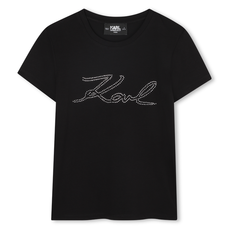 Camiseta de manga corta KARL LAGERFELD KIDS 
                        NI&Ntilde;A