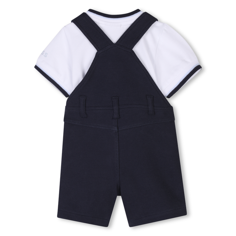 Conjunto camiseta y mono BOSS 
                        NI&Ntilde;O