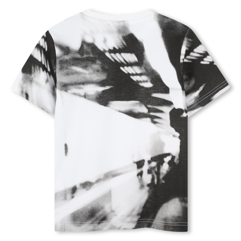 Camiseta de algod&oacute;n estampada DKNY 
                        NI&Ntilde;O