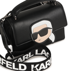 Bolso de mano en tejido recubierto de grano fino KARL LAGERFELD KIDS 
                    NI&Ntilde;A