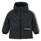 Chaqueta acolchada con capucha KARL LAGERFELD KIDS 
                    NI&Ntilde;O