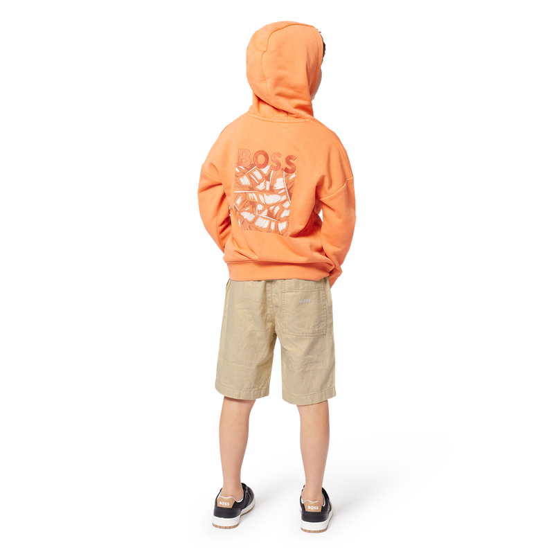 Bermudas de ch&aacute;ndal abotonadas BOSS 
                        NI&Ntilde;O
