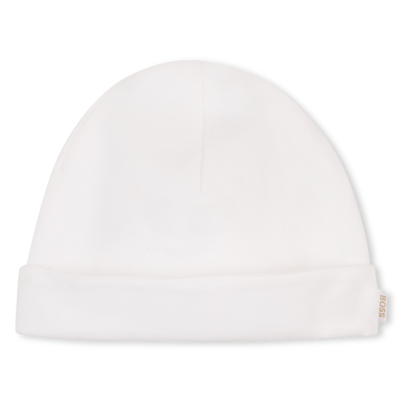 Conjunto de pijama, gorro y babero. BOSS 
                        NI&Ntilde;O