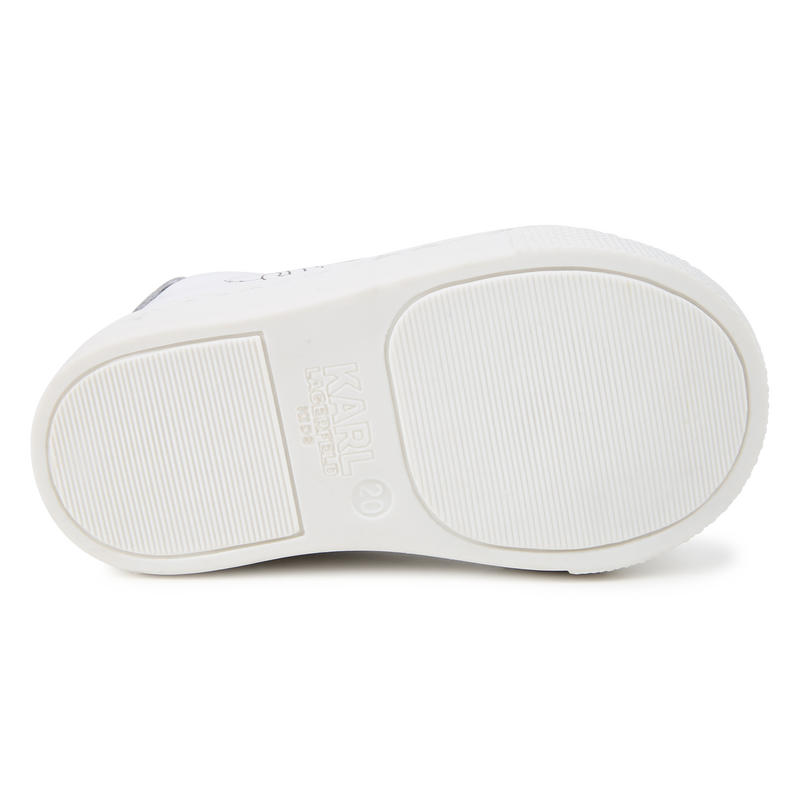Zapatillas bajas de cuero KARL LAGERFELD KIDS 
                        UNISEXO