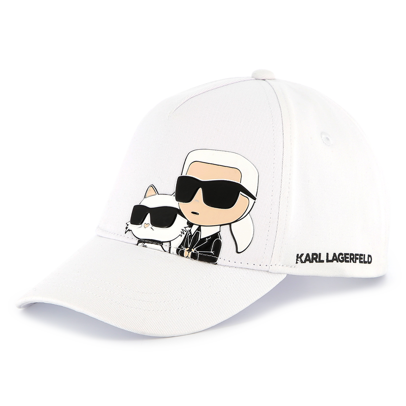 Gorra estampada ajustable KARL LAGERFELD KIDS 
                        NI&Ntilde;A