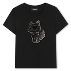 Camiseta de manga corta KARL LAGERFELD KIDS 
                    NI&Ntilde;A