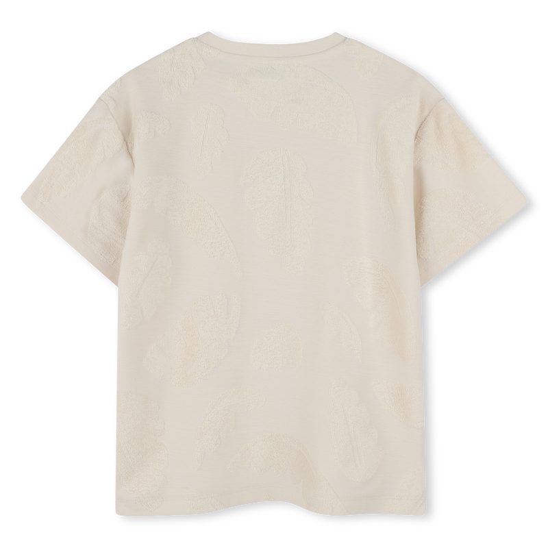 Camiseta felpa de algod&oacute;n KENZO KIDS 
                        NI&Ntilde;O