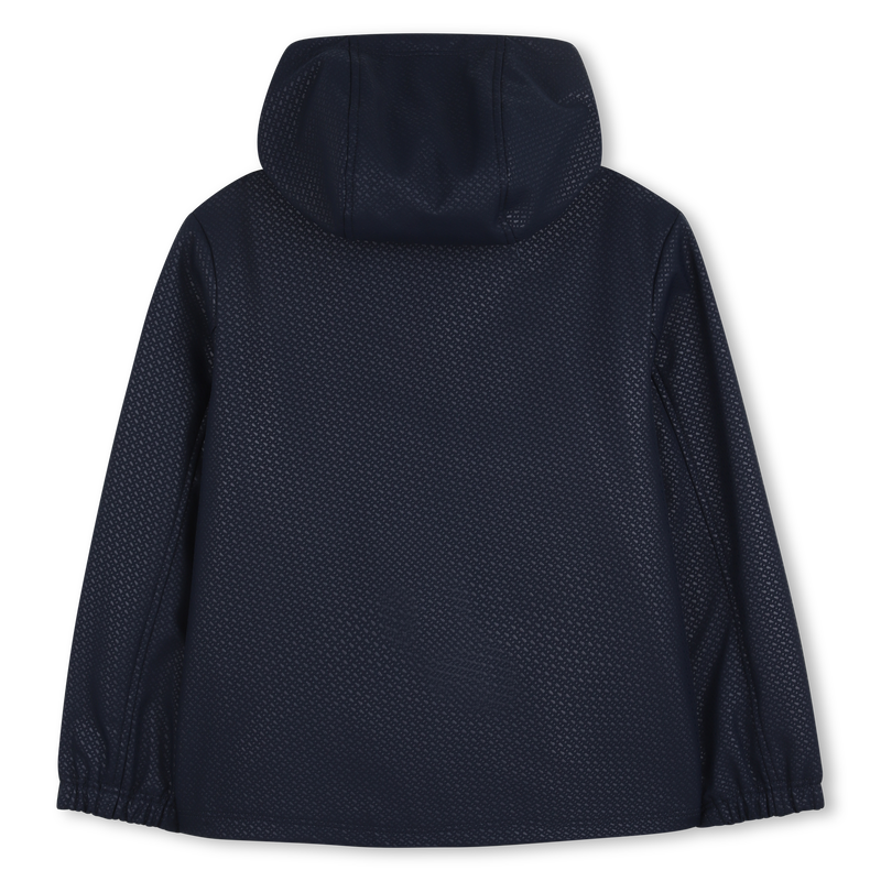 CORTAVIENTOS CON CAPUCHA BOSS 
                        NI&Ntilde;O