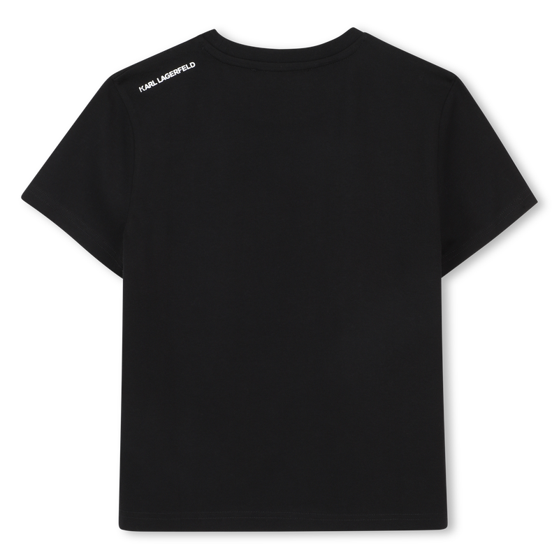 Camiseta de mangas cortas KARL LAGERFELD KIDS 
                        NI&Ntilde;O