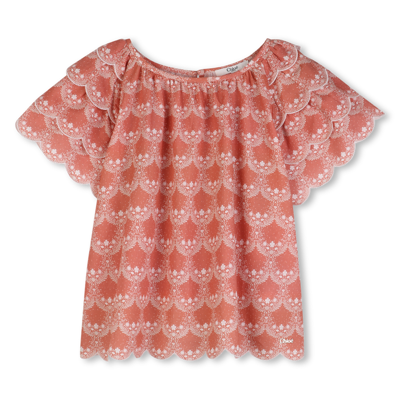 BLUSA MANGA GLOBO CHLOE 
                        NI&Ntilde;A