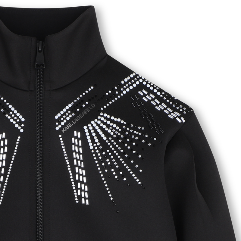 C&aacute;rdigan de cuello alto KARL LAGERFELD KIDS 
                        NI&Ntilde;A