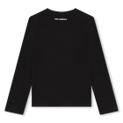 Camiseta con estampado KARL LAGERFELD KIDS 
                    NI&Ntilde;A