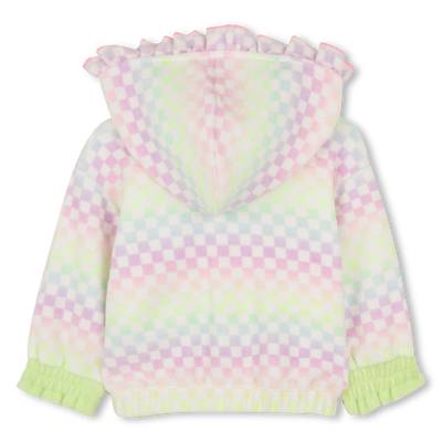 SUDADERA CON CAPUCHA CON CREMALLERA BILLIEBLUSH NI&Ntilde;A