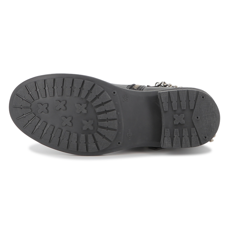 Botas moteras en piel de vacuno ZADIG & VOLTAIRE 
                        NI&Ntilde;A