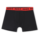 Pack de 2 calzoncillos b&oacute;xer HUGO 
                    NI&Ntilde;O