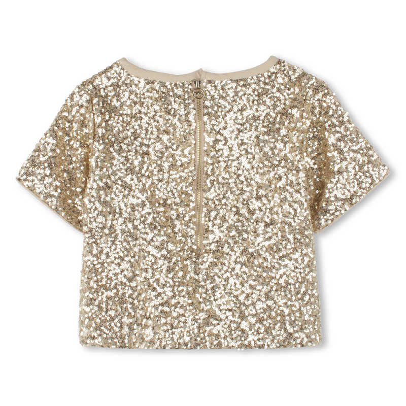 Blusa de gala con lentejuelas MICHAEL KORS 
                        NI&Ntilde;A