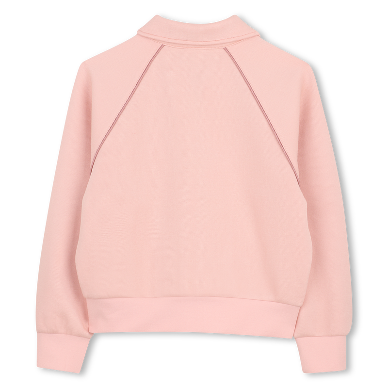 SUDADERA CON CAPUCHA CON CREMALLERA BOSS 
                        NI&Ntilde;A