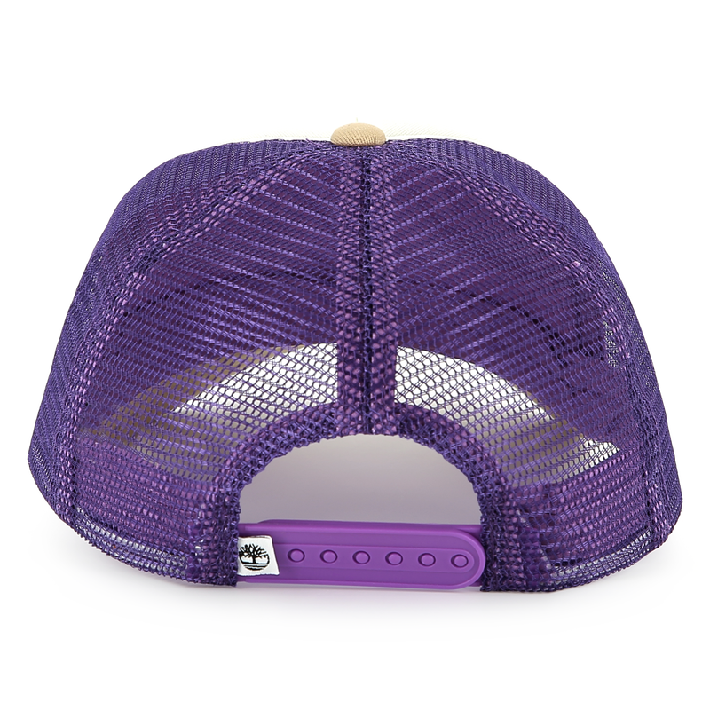 Gorra tricolor bimateria TIMBERLAND 
                        NI&Ntilde;O