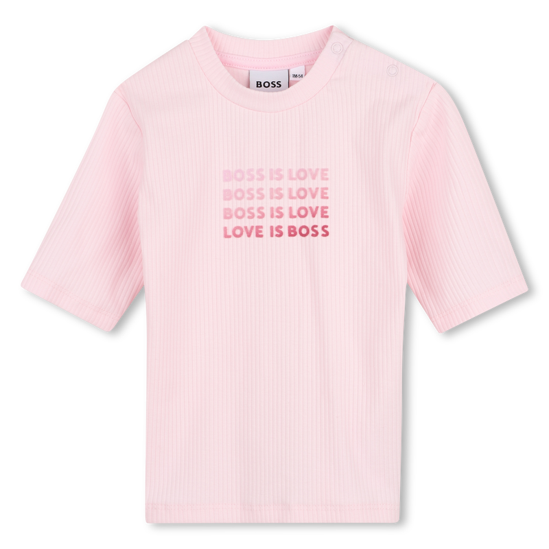 Conjunto de pantal&oacute;n, c&aacute;rdigan y camiseta BOSS 
                        NI&Ntilde;A