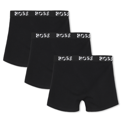 Pack de 3 calzoncillos b&oacute;xer BOSS NI&Ntilde;O
