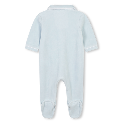 Pijama de terciopelo bordado CARREMENT BEAU NI&Ntilde;O
