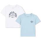 Paquete de dos camisetas, AZUL CIELO, hi-res