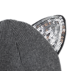 Gorro de punto de oreja de fantas&iacute;a KARL LAGERFELD KIDS 
                    NI&Ntilde;A