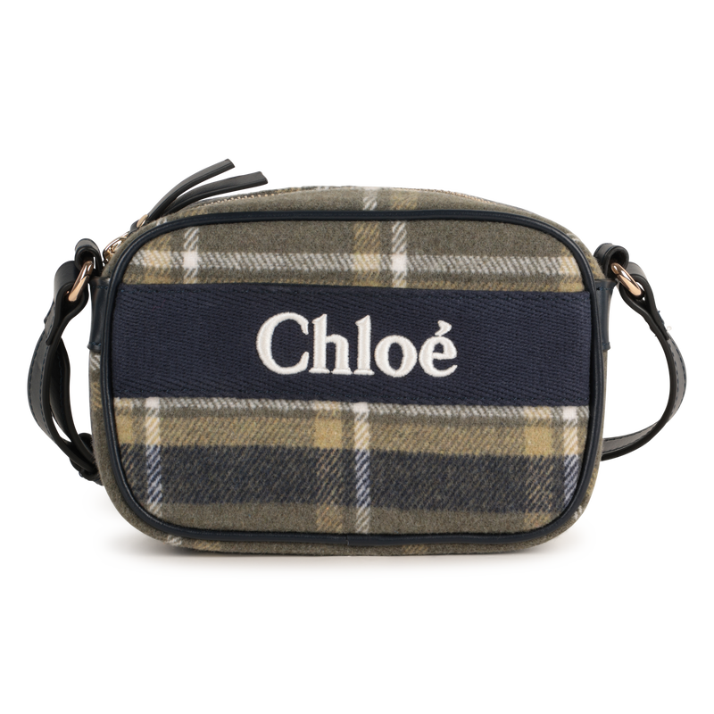 Bolso bandolera a cuadros CHLOE 
                        NI&Ntilde;A