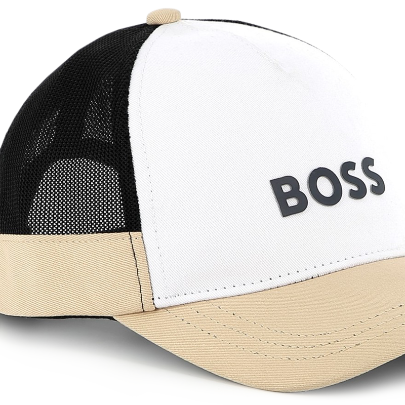 Gorra ajustable de algod&oacute;n BOSS 
                        NI&Ntilde;O