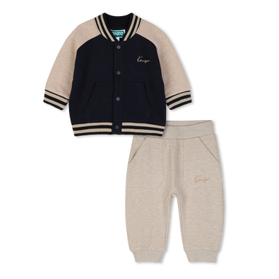 Conjunto de c&aacute;rdigan y pantal&oacute;n KENZO KIDS NI&Ntilde;O