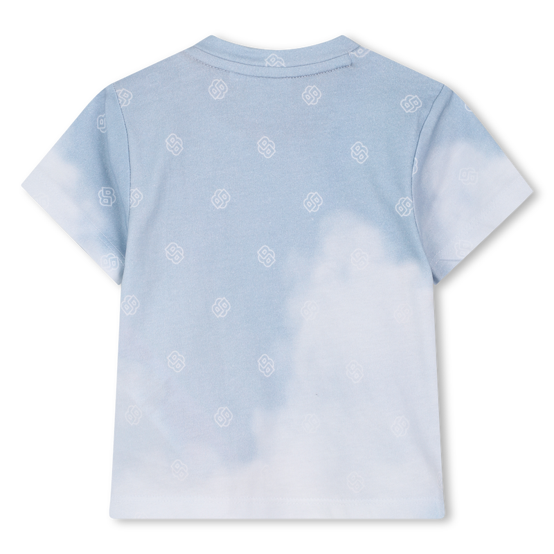 Camiseta algod&oacute;n manga corta BOSS 
                        NI&Ntilde;O