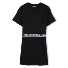 Vestido camiseta KARL LAGERFELD KIDS 
                    NI&Ntilde;A