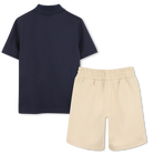Conjunto de polo y bermudas BOSS 
                    NI&Ntilde;O