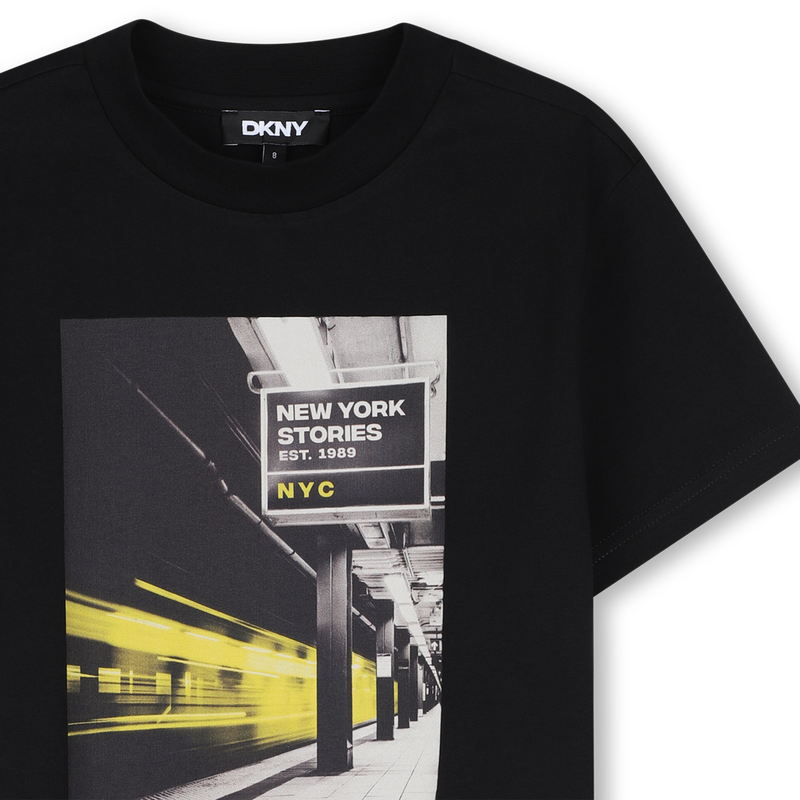 Camiseta de mangas cortas DKNY 
                        NI&Ntilde;O