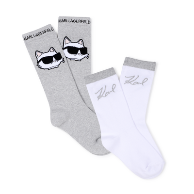 Juego de 2 pares de calcetines KARL LAGERFELD KIDS NI&Ntilde;A