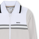 Sudadera jogging con cierre de cremallera BOSS 
                    NI&Ntilde;O