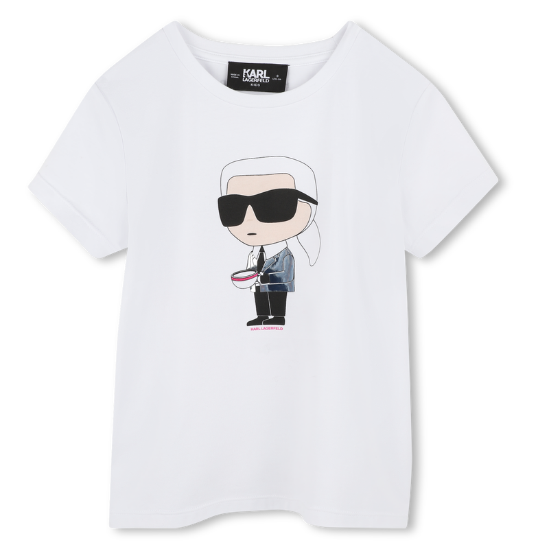 Camiseta estampada KARL LAGERFELD KIDS 
                        NI&Ntilde;A
